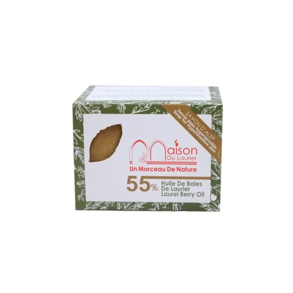 Maison Du Laurier Aleppo-saippua 55% 200g (1) Maison Du Laurier Aleppo-saippua 55% 200g