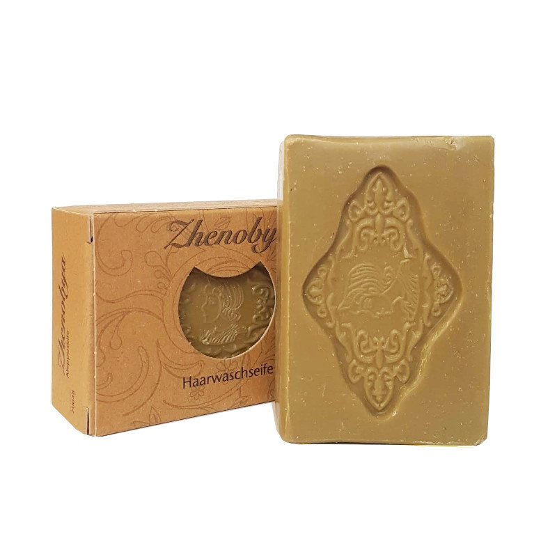 Zhenobya 7-öljyn Aleppo-saippua hiuksille, 100 g