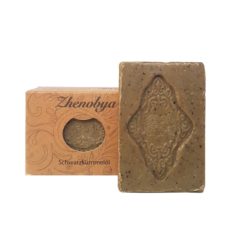 Zhenobya Aleppo-saippua mustakuminaöljyllä, 100g