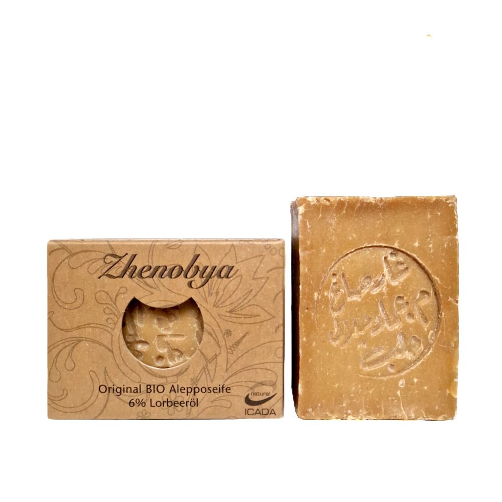 Zhenobya Aleppo saippua 6% laakerinlehtiöljyllä 200g