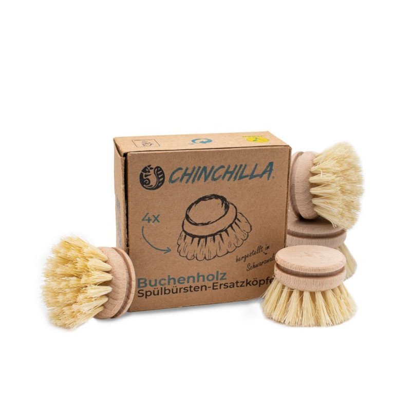 Chinchilla puisen tiskiharjan vaihtopäät