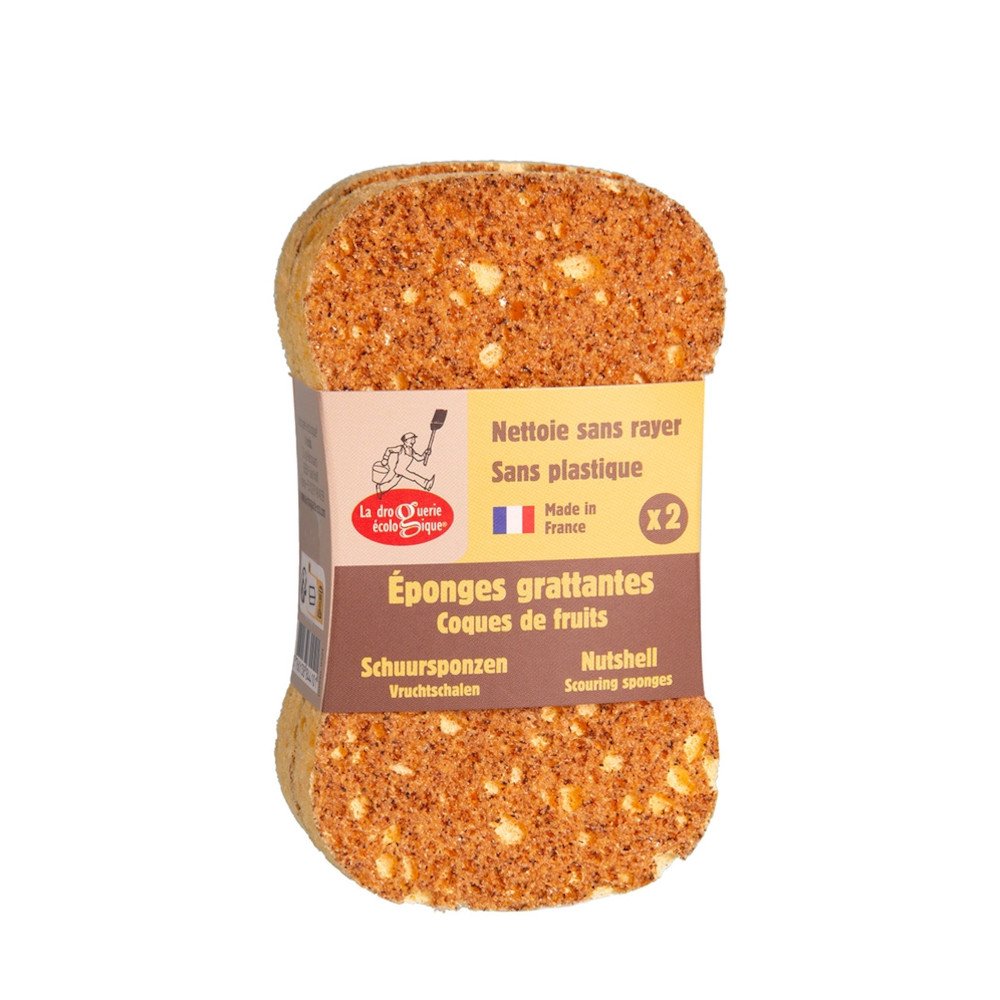 La Droguerie Ecologique luonnollinen astianpesusieni pähkinäkuorilla