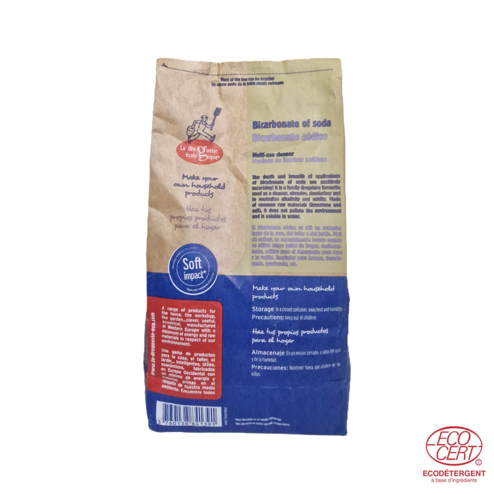 Ekologinen ruokasooda, 1kg - La droguerie écologique