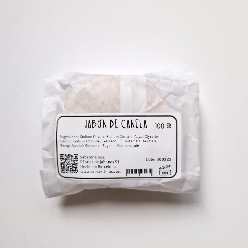 Sabater Hnos käsityö kanelisaippua