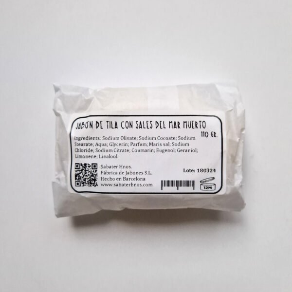 Sabater Hnos käsityösaippua Kuolleenmeren suolalla, 110g