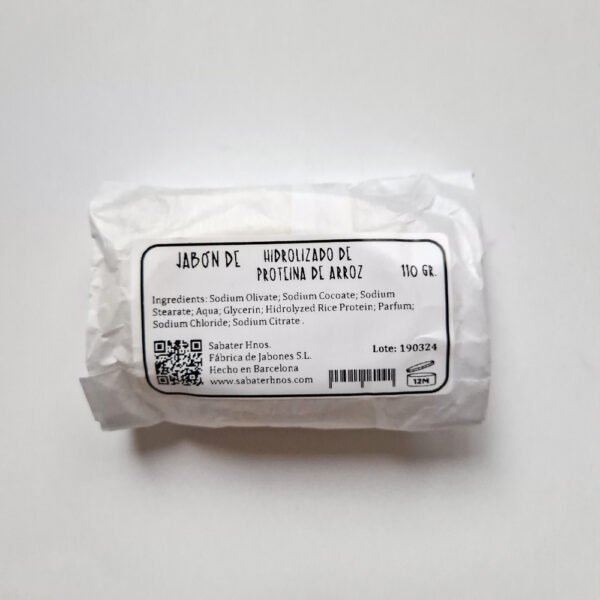 Sabater Hnos käsityösaippua riisiproteiinilla, 110g