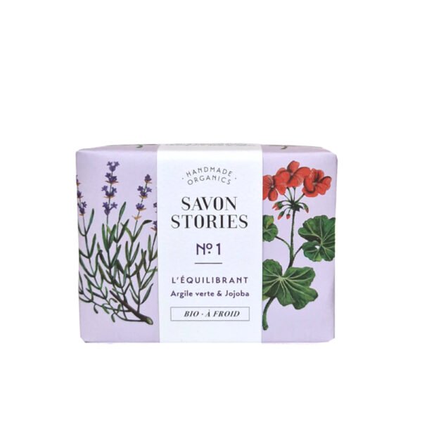 Savon Stories vihreä savi saippua (No1 L'Equilibrant) (9) Savon Stories vihreä savi saippua (No1 L'Equilibrant)