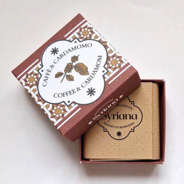 Syriana käsintehty saippua kahvilla ja kardemummalla 100g