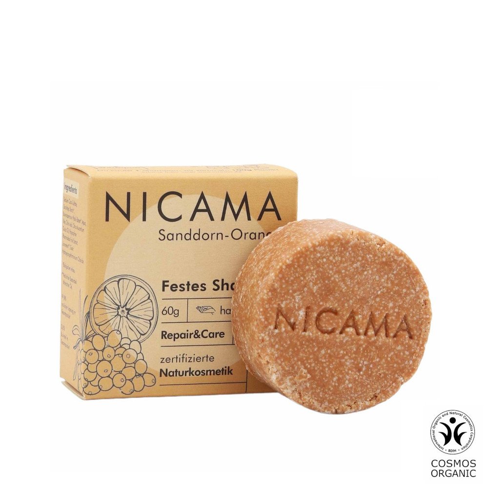 NICAMA palashampoo (tyrni-apelsiini) 60g