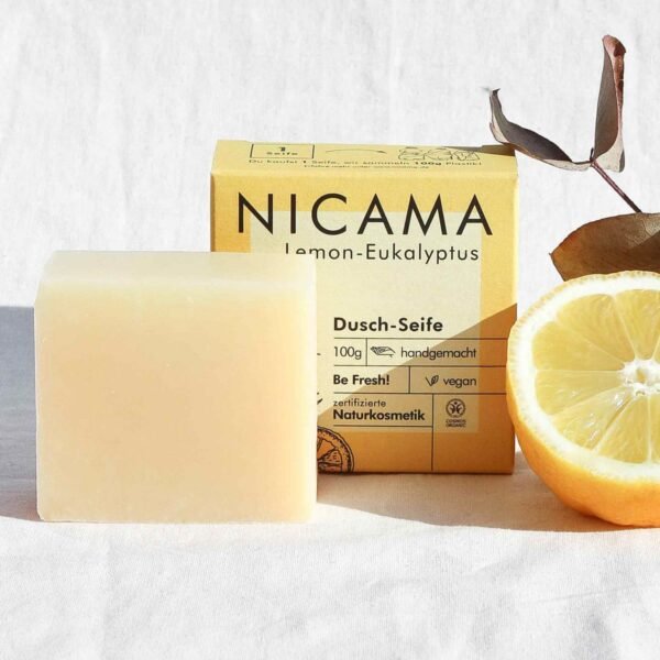 NICAMA suihkusaippua (sitruuna ja eukalyptus), 100g