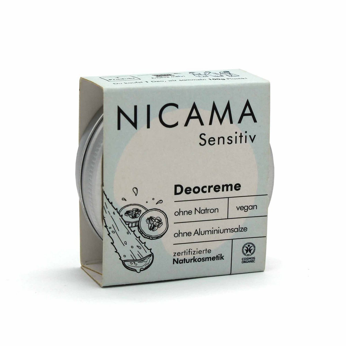 NICAMA voidedeodorantti sensitiv 45g