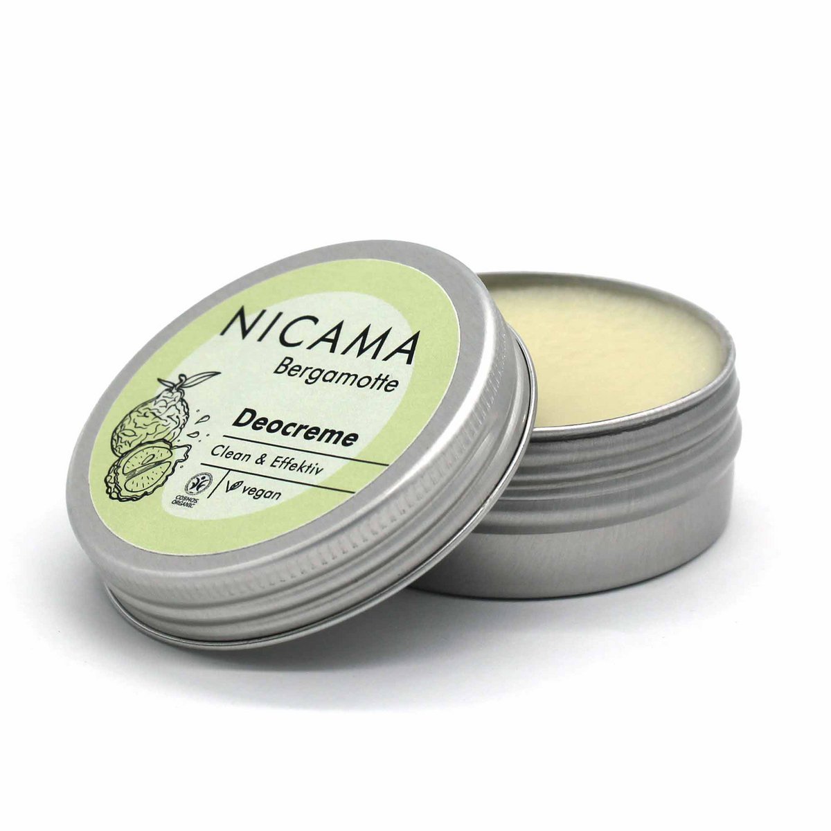 NICAMA voidedeodorantti (bergamotti) 45g
