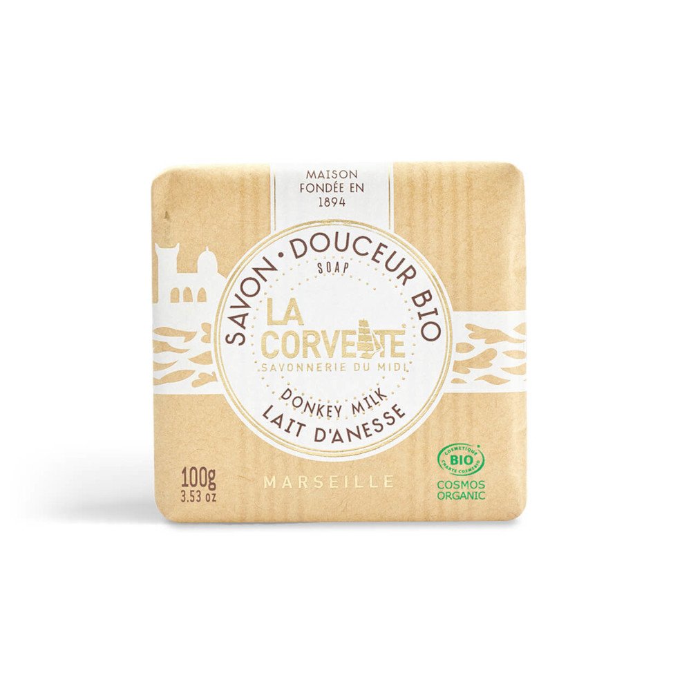 La Corvette Douceur BIO luomu aasinmaitosaippua 100g