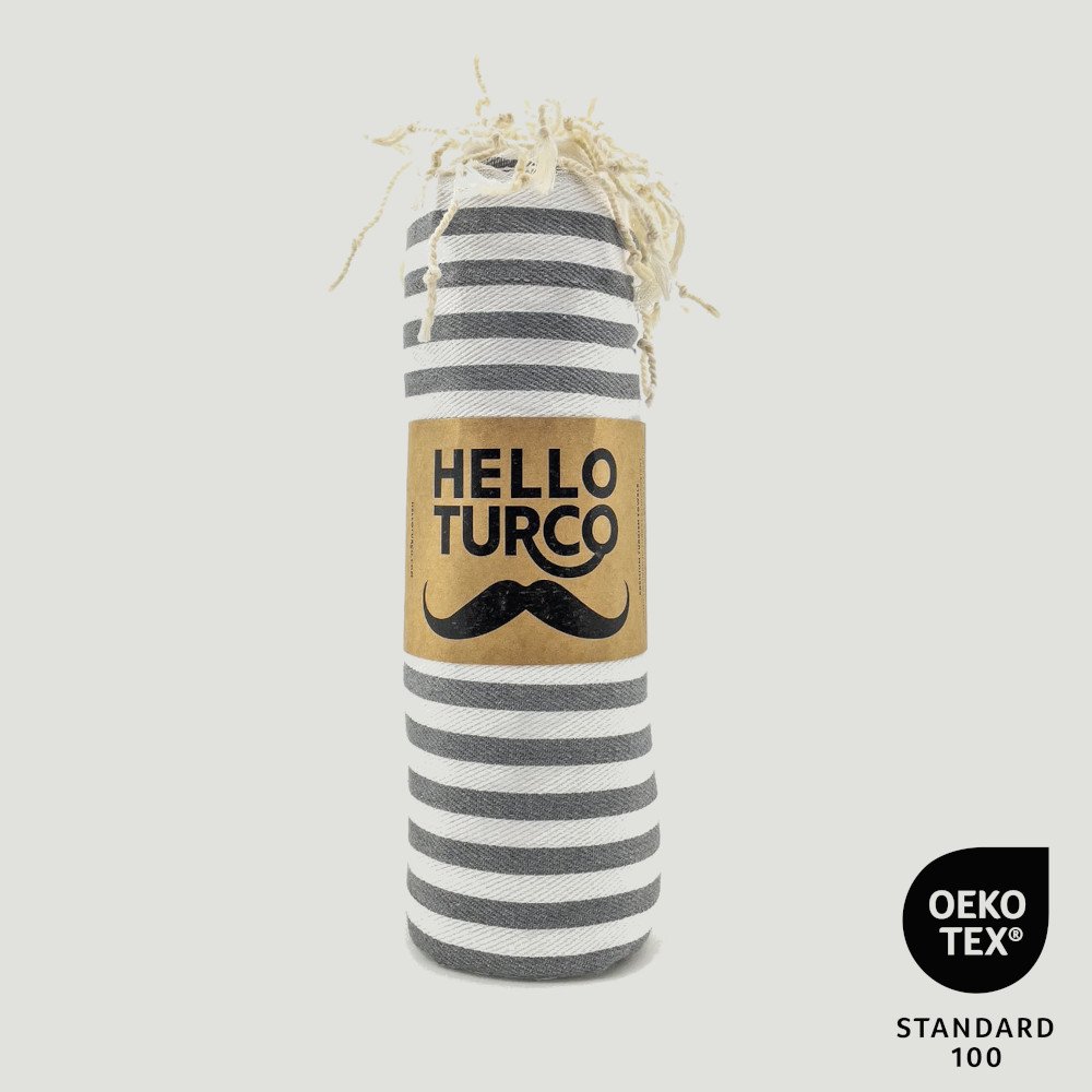 Hello Turco puuvillapyyhe Cool Gray