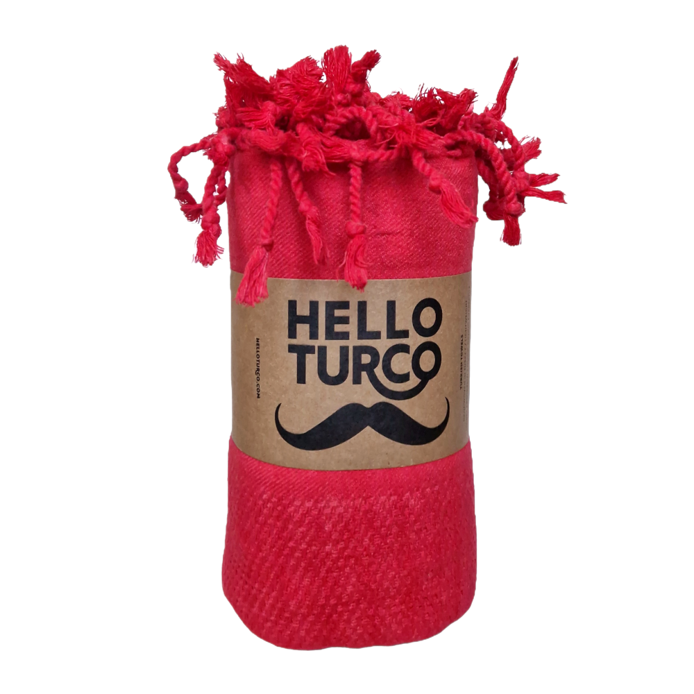 Hello Turco puuvillapyyhe Red