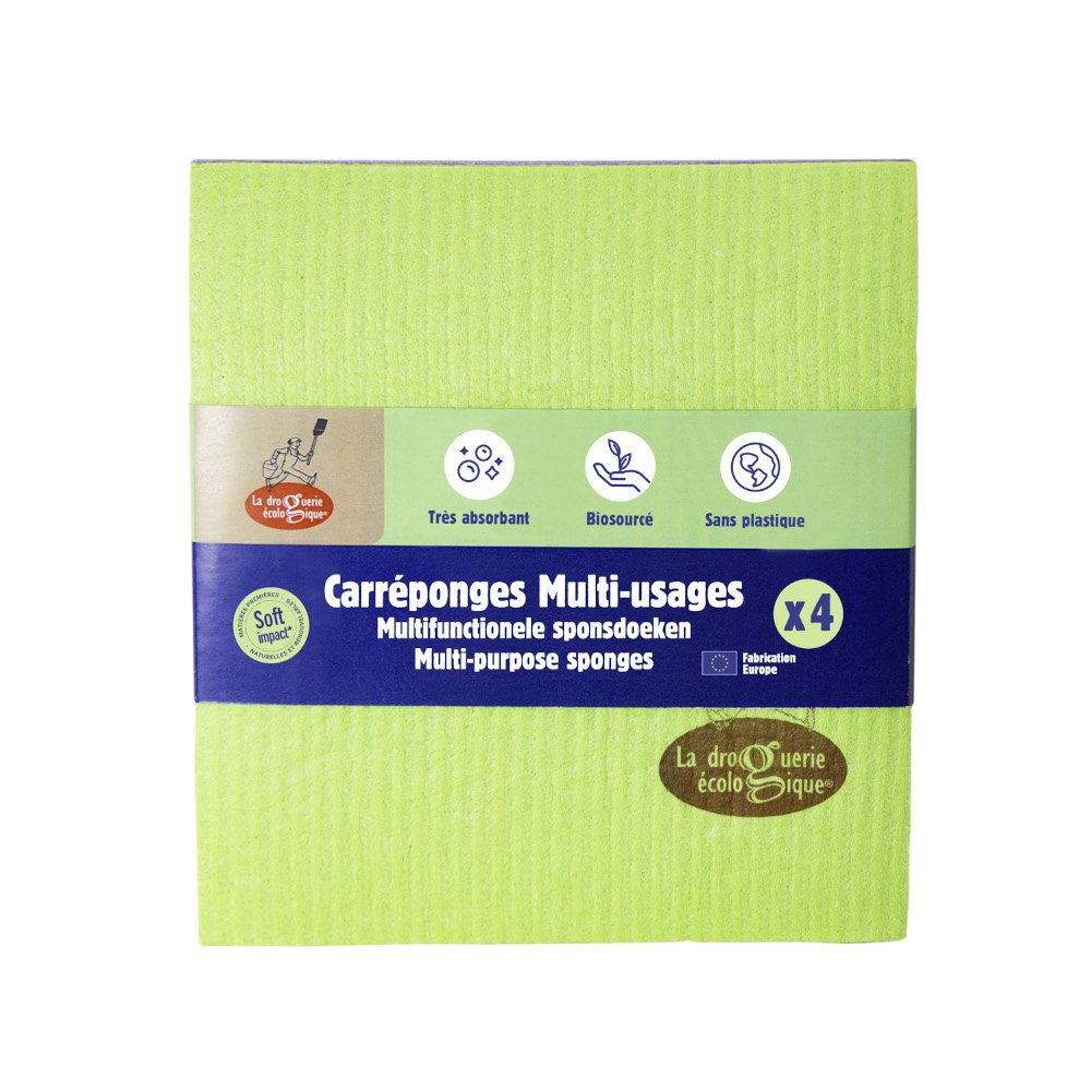 La droguerie eco puhdistusliinat (selluloosa) 4tk