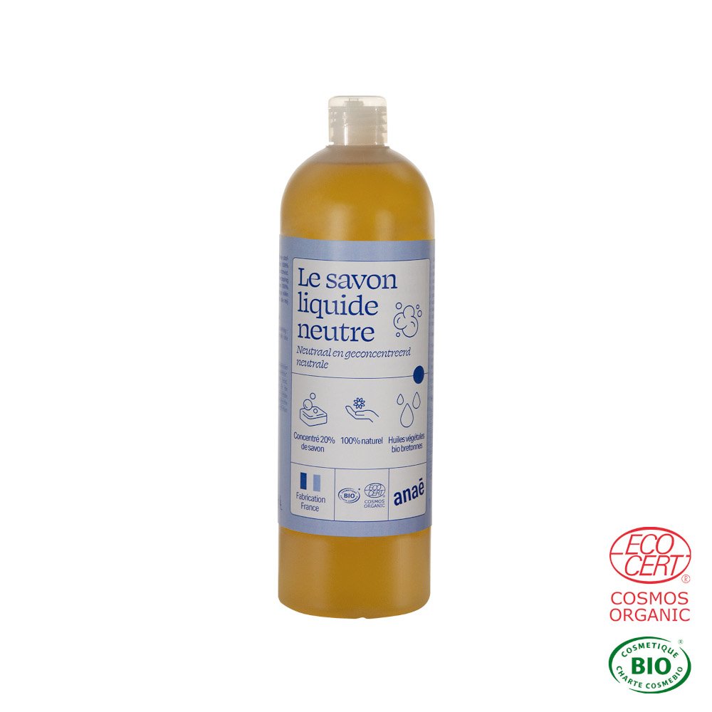 Anae luomu nestesaippua, hajusteteeton, 1l
