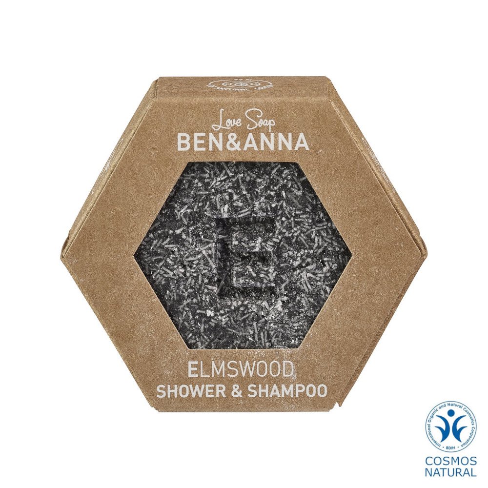 Ben & Anna Elmswood kiinteä suihkugeeli ja shampoo 60g
