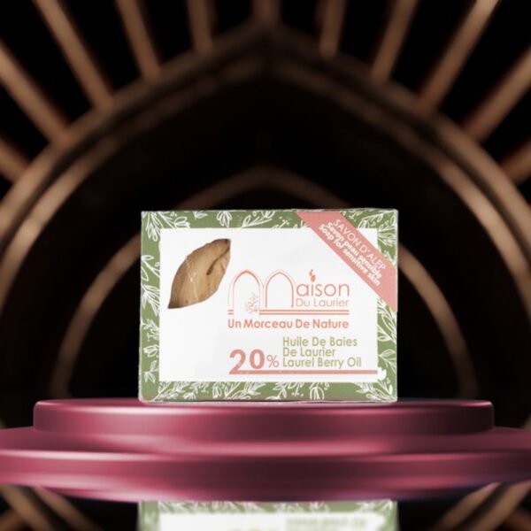 Aleppo-saippua 20%, 200g - Maison Du Laurier