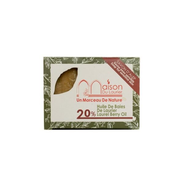 Aleppo-saippua 20%, 200g - Maison Du Laurier